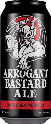 Stone Brewing Arrogant Bastard Ale blik van 0,5 liter Stone Brewing Arrogant Bastard Ale blik van 0,5 liter